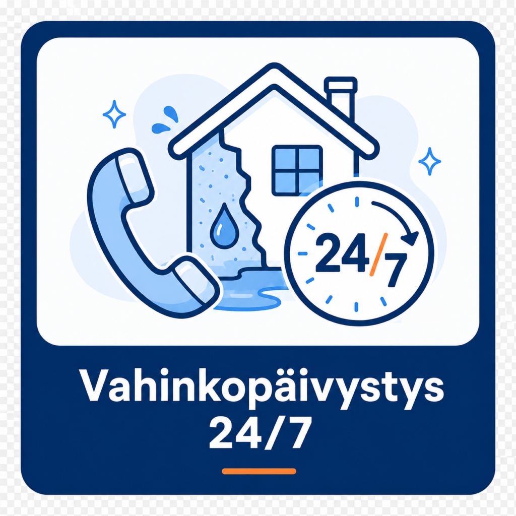 Vahinkopäivystys äkillisissä vahinkotilanteissa