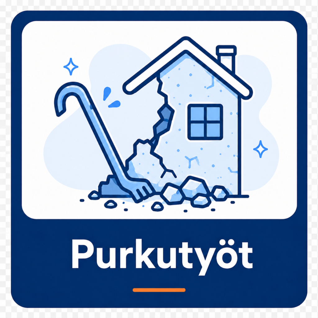 Purkutyöt saneerauskohteessa