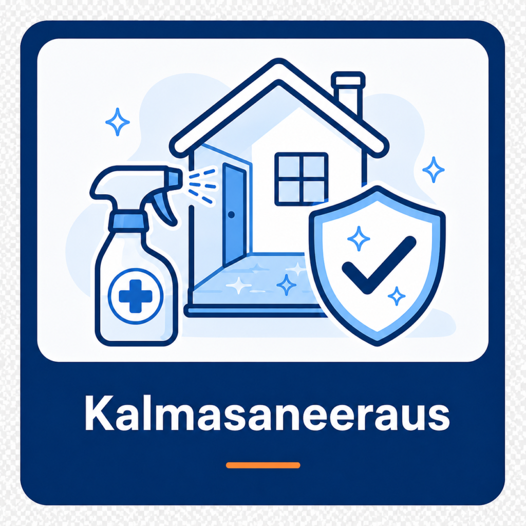 Desinfiointi ja kalmasaneeraus